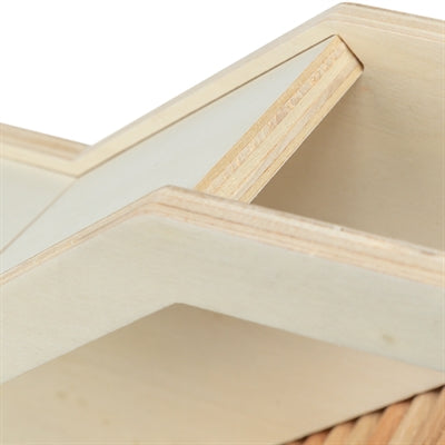 Trixie Observatiebox Muis / Hamster Met Tunnel Onbehandeld Hout